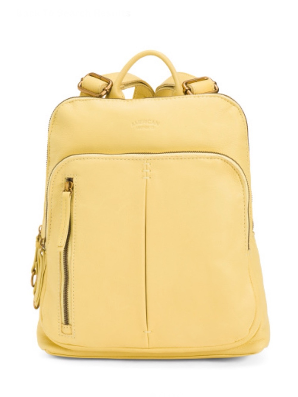 AMERICAN LEATHER CO. Leather Cleveland Backpack